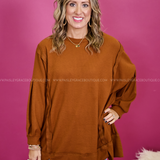 Seasonal Perfection Top - Rust* FINAL SALE *