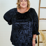 Velvet Dreams Top - Black* LAST ONES FINAL SALE *