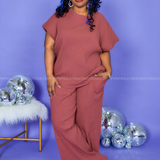 Before We Begin Top - Marsala* FINAL SALE *