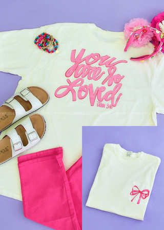 You Are So Loved Graphic Tee - Comfort Colors