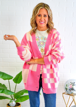 Load image into Gallery viewer, Don&#39;t Stop Me Now Checkered Cardigan
