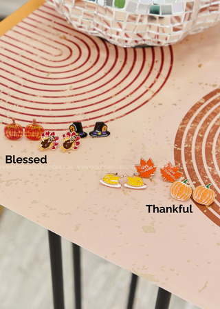 Thanksgiving Earring Triple Set - 2 Styles