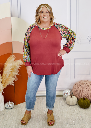 Wildflower Whirl Top - PREORDER