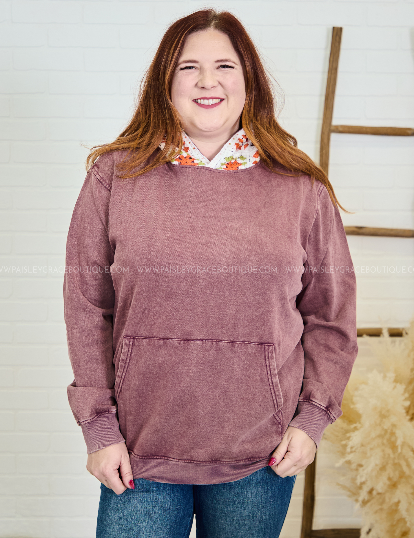 Earthbound Ease Hooded Top - Purple* FINAL SALE *