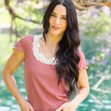 The Chansey Top - Mauve PREORDER