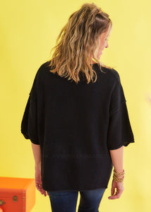 Editor in Chic Top - Black - FINAL SALE