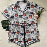 Short PJ Set - Pumpkin Bow - Preorder