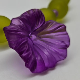 Flower Drop Necklace