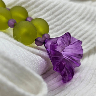 Flower Drop Necklace