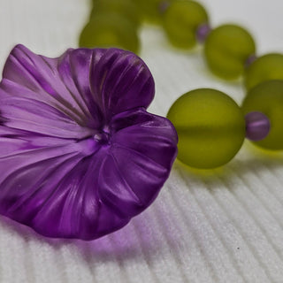 Flower Drop Necklace