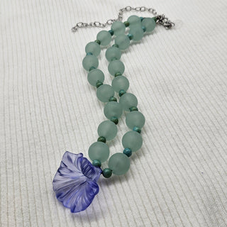 Flower Drop Necklace