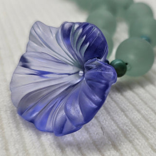 Flower Drop Necklace