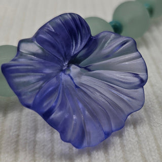 Flower Drop Necklace