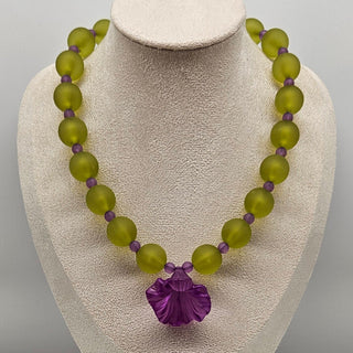 Flower Drop Necklace
