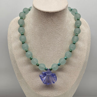 Flower Drop Necklace
