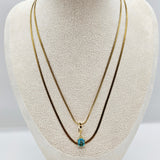 Interchangeable Glass Charm Party - Necklace & Earrings