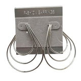 Vintage Archives: Triple Teardrop Hoop Earrings