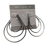 Vintage Archives: Triple Teardrop Hoop Earrings