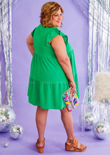 Load image into Gallery viewer, Key to Success Dress - Kelly Green - FINAL SALE
