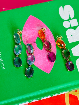 Adriana Crystal Drop Earrings - 2 Styles