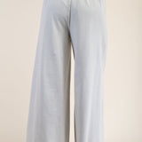 Mineral Washed Terry Knit Wide Sweatpants (Plus Only) - FINAL SALE