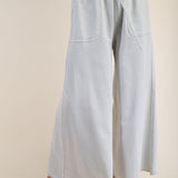 Mineral Washed Terry Knit Wide Sweatpants (Plus Only) - FINAL SALE