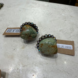 Authentic Turquoise Nugget Adjustable Ring - CIJ 88