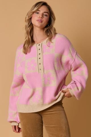 Long Sleeve Knit Sweater - DEAL