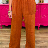 Corduroy Pants - Rust - LAST ONES FINAL SALE