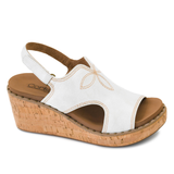 Darlin Wedges - White  PREORDER