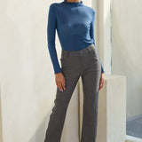 Classic Solid Straight Leg Jeggings - Grey - FINAL SALE