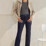 Classic Solid Straight Leg Jeggings - Navy - FINAL SALE