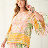 Liza Woven Top - Mustard - LAST ONES FINAL SALE