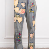 Heart To Heart Pants - Denim - FINAL SALE