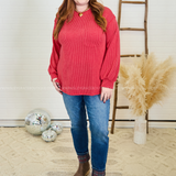 Vibe Check Top - Red* FINAL SALE *