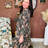 Paisley Swing Dress