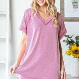Two Ton Solid Urban Rib Top - FINAL SALE