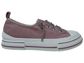 Rose Corduroy Sneakers by Very G - Blush - PREORDER