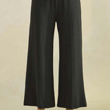Ultra Cozy Cropped Pants - Black - FINAL SALE