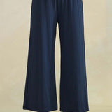 Ultra Cozy Cropped Pants - Navy - FINAL SALE