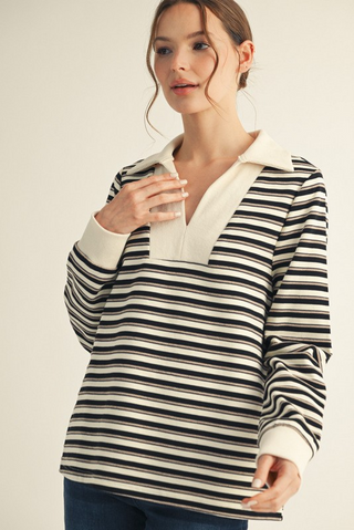 Striped Casual Top