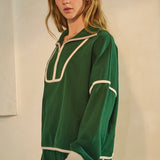 French Terry Pullover Top - FINAL SALE