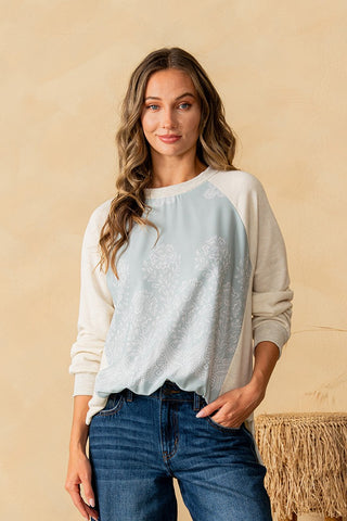 Round Neck Long Sleeve Top