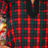 PREORDER- Ava Dress- Red Plaid