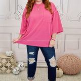 Hearts in Motion Top - Hot Pink* FINAL SALE *