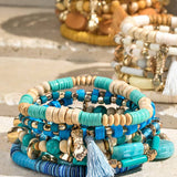 Georgia Charm & Bead Bracelet Set