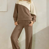Two Tone Corduroy Top - KH/OAT - LAST ONES FINAL SALE