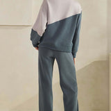 Two Tone Corduroy Top - Denim - LAST ONES FINAL SALE