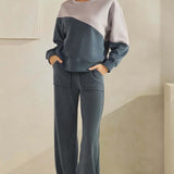 Two Tone Corduroy Top - Denim - LAST ONES FINAL SALE