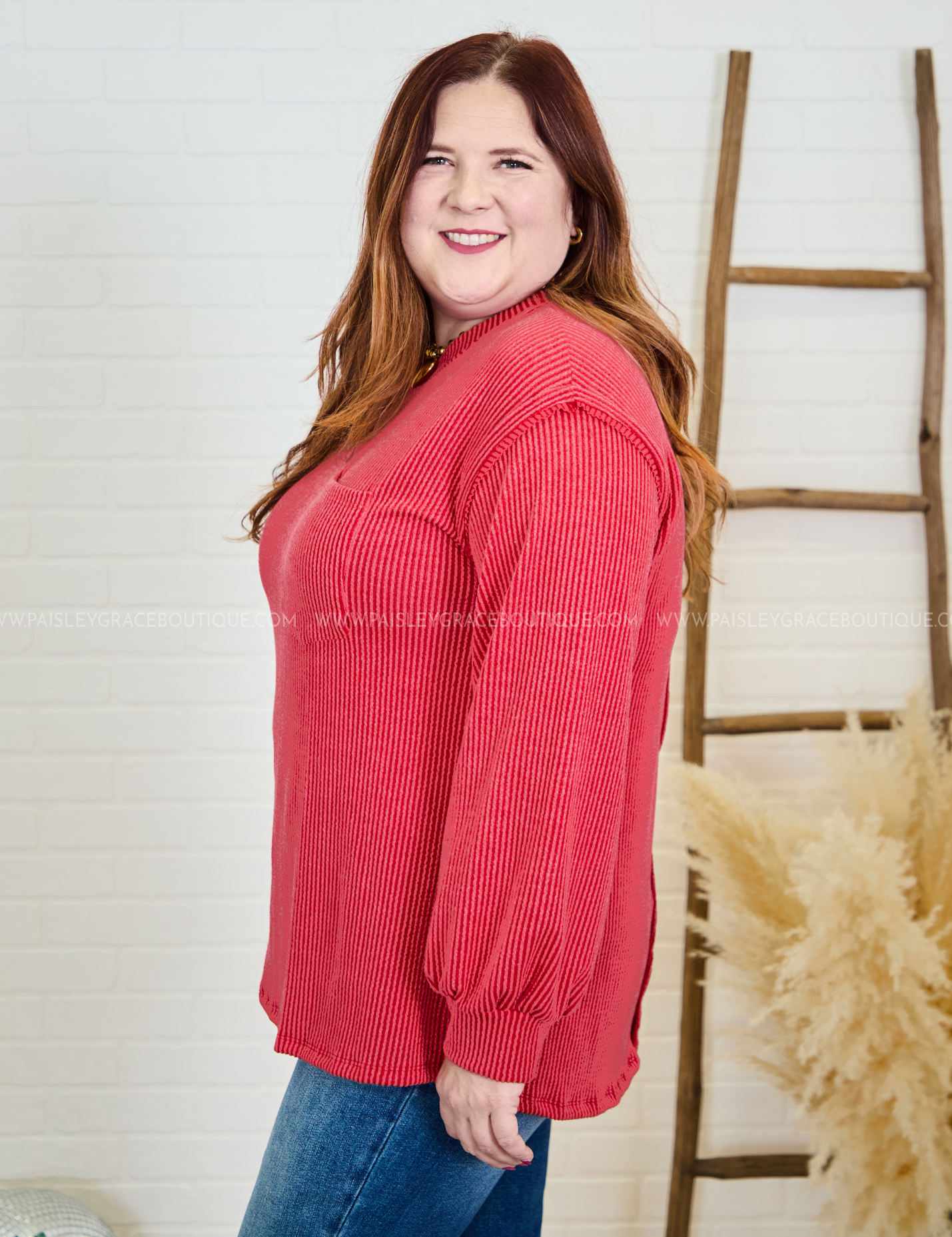 Vibe Check Top - Red* LAST ONES FINAL SALE *